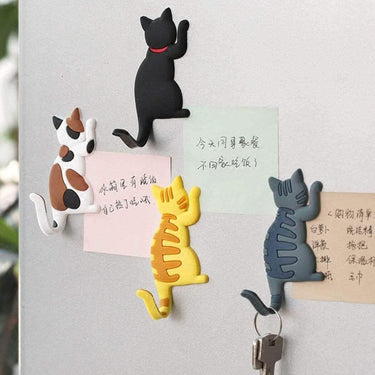 Hook It! Cat Fridge Magnet Refrigerator Magnets KittyNook